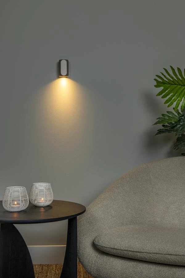 Lucide Premium BRAGA - Wandleuchte - 1xGU10 - Kaffee - Atmosphäre 1